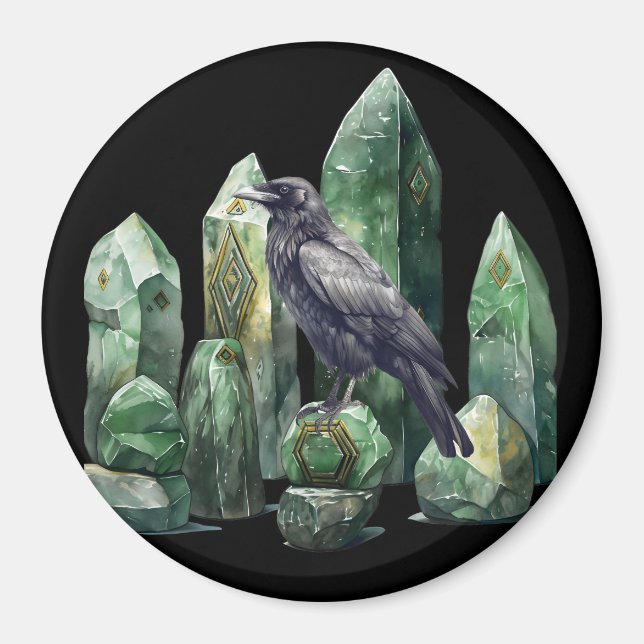 The Monoliths of the Odin Crow Magnet (Front)