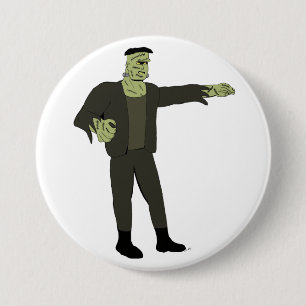 The Monster 3 Inch Round Button