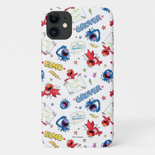 The Monster at the End of This Story Pattern Case-Mate iPhone Case (Back)