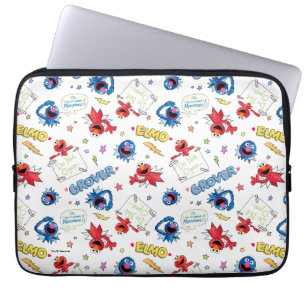 The Monster at the End of This Story Pattern Laptop Sleeve