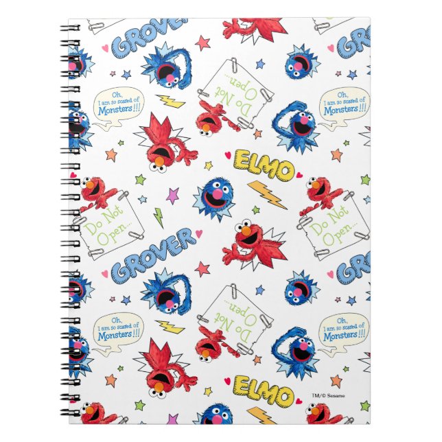 The Monster at the End of This Story Pattern Notebook (Front)