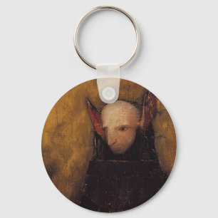 The Monster by Odilon Redon Keychain