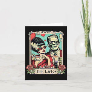 The Monster Frankenstein And Bride The Lovers Taro Card