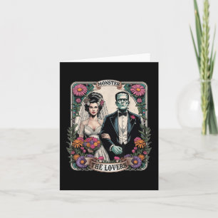 The Monster Frankenstein And Bride The Lovers Taro Card