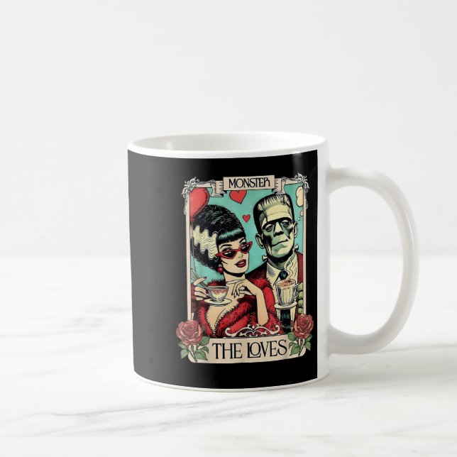 The Monster Frankenstein And Bride The Lovers Taro Coffee Mug (Right)