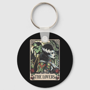 The Monster Frankenstein And Bride The Lovers Taro Keychain