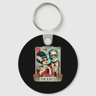 The Monster Frankenstein And Bride The Lovers Taro Keychain