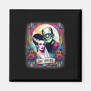 The Monster Frankenstein And Bride The Lovers Taro Magnet