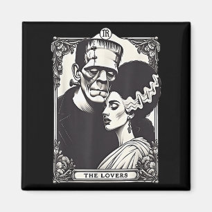 The Monster Frankenstein And Bride The Lovers Taro Magnet