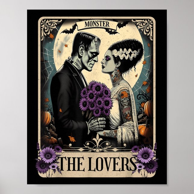 The Monster Frankenstein And Bride The Lovers Taro Poster (Front)