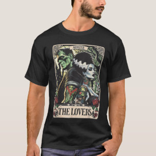 The Monster Frankenstein And Bride The Lovers Taro T-Shirt