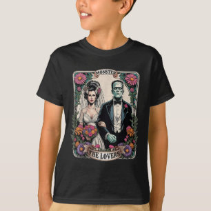 The Monster Frankenstein And Bride The Lovers Taro T-Shirt