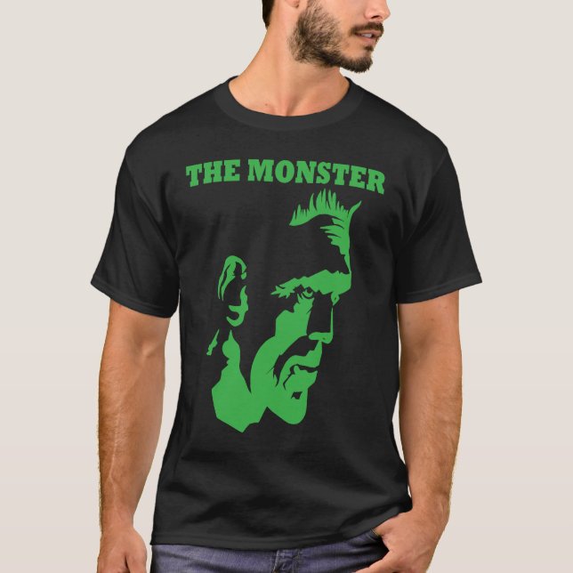 The Monster  Frankenstein Halloween T-Shirt (Front)