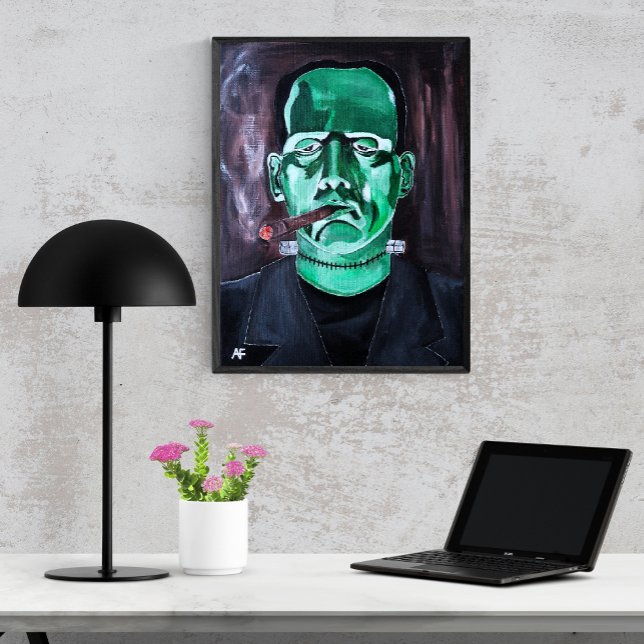 The Monster Painting by Alfred Fox Canvas Print (Creator Uploaded)