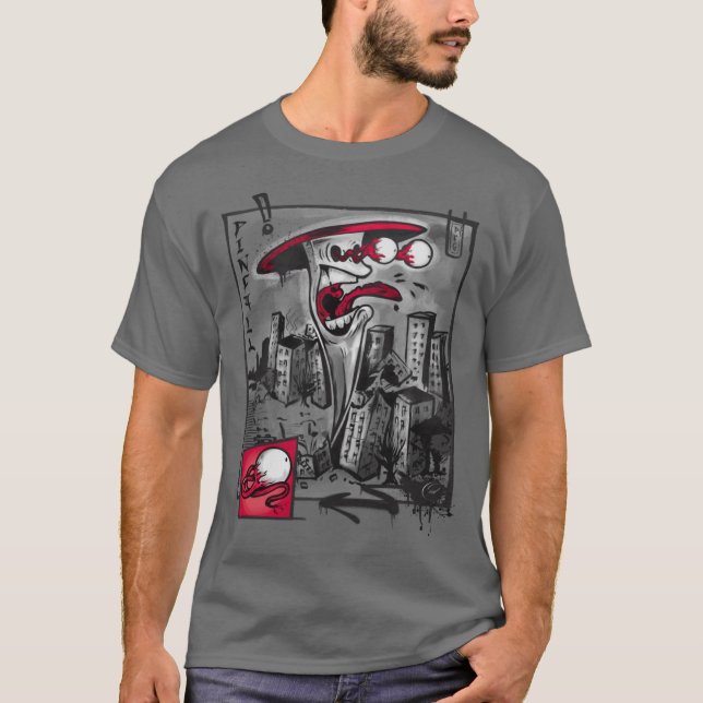 The Monster Pin Oversized T-Shirt (Front)