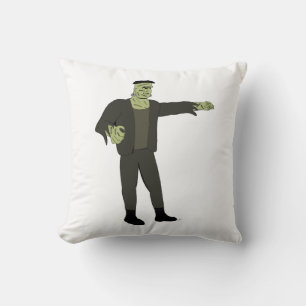 The Monster  Throw Pillow