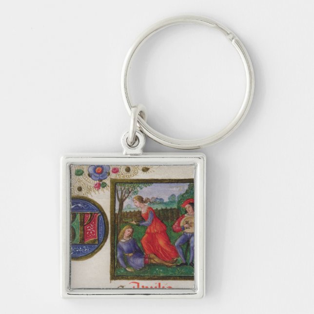 The Month of April: In the Meadows Keychain (Front)