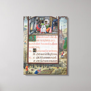 The month of January Canvas Print