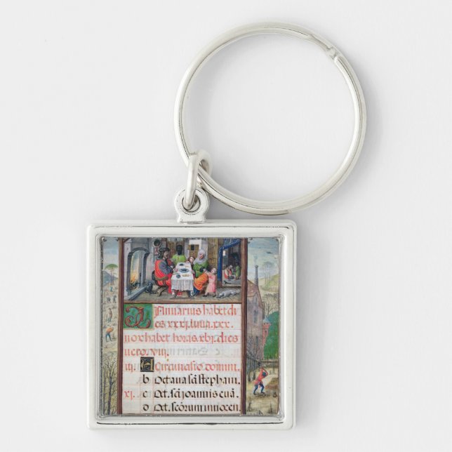 The month of January Keychain (Front)
