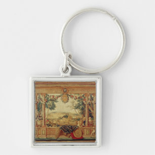 The Month of June/ Chateau of Fontainebleau Keychain