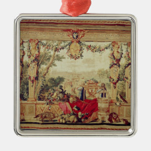 The Month of October/ Chateau of the Tuileries Metal Ornament