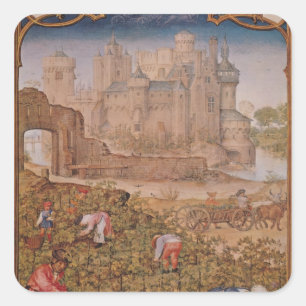 The Month of September Square Sticker
