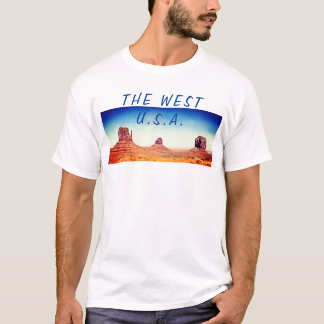 The Monument Valley design T-Shirt (Front)