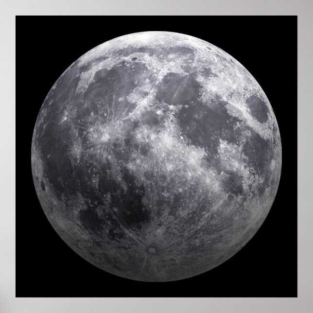 The Moon - 3D Effect Poster (Front)