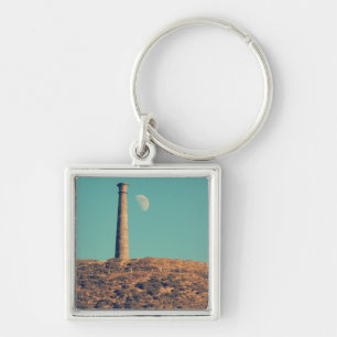 The Moon and a Tower: Aberystwyth Keychain