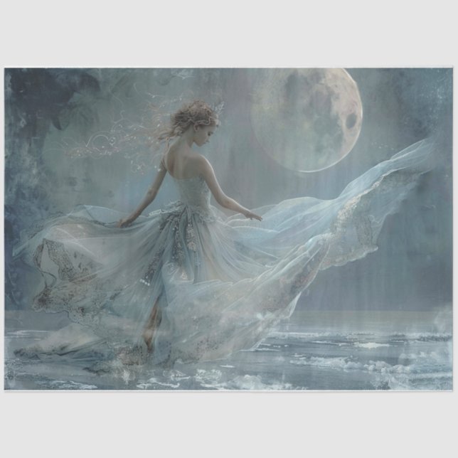 The Moon and the Sea Tissue Paper (Front)