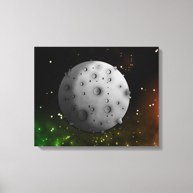 The Moon Canvas Print (Front)