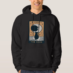 The Moon Cat Tarot Card Mystical Cards Occult Mag Hoodie