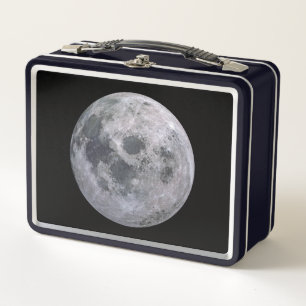 THE MOON Custom Metal Lunch Box