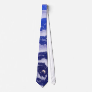 The moon in the Sky Tie
