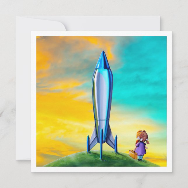 The Moon Mission - Mini Print (Front)