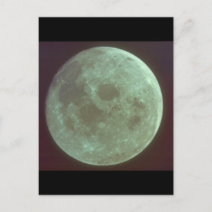 The Moon. (moon_Space Postcard