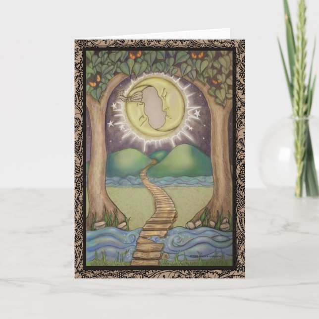 The Moon Tarot Card (Front)