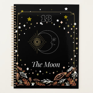 The Moon tarot card art, Celestial Planner