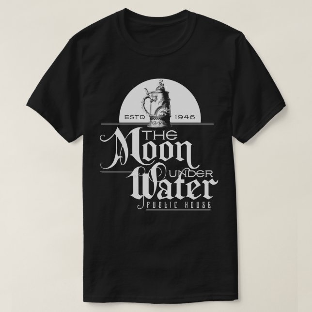 The Moon Under Water T-Shirt (Design Front)