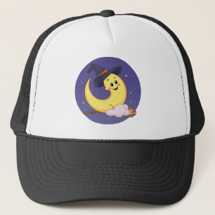 The moon wears witch hat