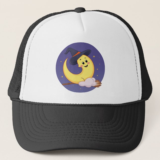 The moon wears witch hat (Front)