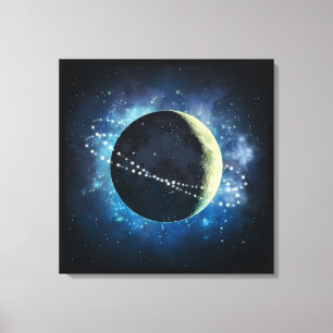 The Moon - Wrapped Canvas