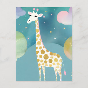 The Moonlit Long-Neck Postcard