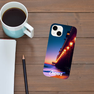 The Moonlit Pier Personalized Case-Mate iPhone 14 Case