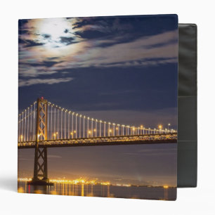 The moonrise tonight over the Bay Bridge Binder