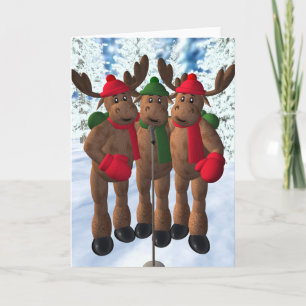 The Moose Brothers: Christmas Carol Holiday Card
