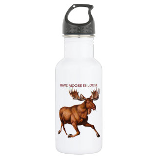THE MOOSE IS LOOSE 532 ML WATER BOTTLE