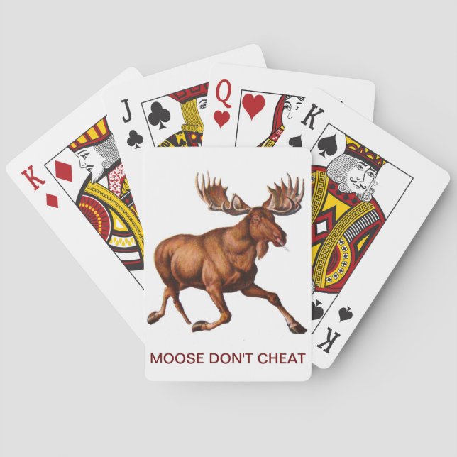 THE MOOSE IS LOOSE PLAYING CARDS (Back)