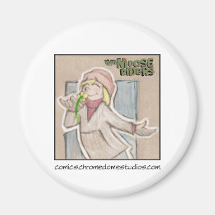 The Moose Riders Lola magnet