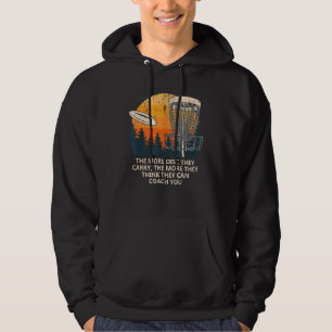 The More Disc They Carry Disc Golf Humour Golfer Hoodie